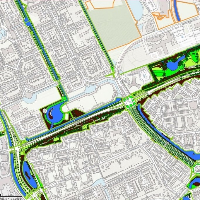 Ecologische structuren in Wageningen
